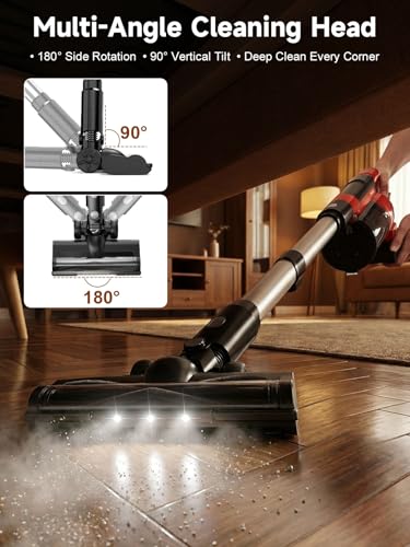 60KPa Cordless Vacuum Cleaner for Home, 700W Stick Vacuum for Pet Hair - image 7