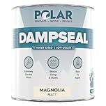 Polar Water Based Damp Seal - 500ml, Magnolia - Low Odour, Solvent Free, Damp Proofing Paint, Stain Blocker - Interior Walls & Ceilings - Smooth Matt Multi-Surface Finish