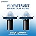 2-Pack Urimat Waterless Urinal Trap Filter for URIMAT plastic - Airtight Seal, Vertical Sealing Membrane System - Eliminates Odors - Integrated Cleaning Stone with Organic Enzymes