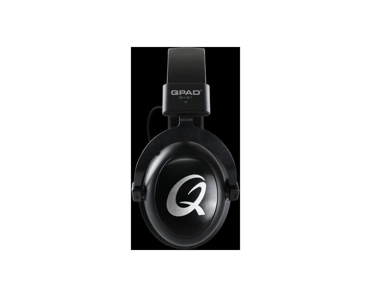 QPAD QH-91 Pro Gaming Premium Headset, Auriculares para Jugadores de PC con Sonido estéreo de 53 mm, Negro