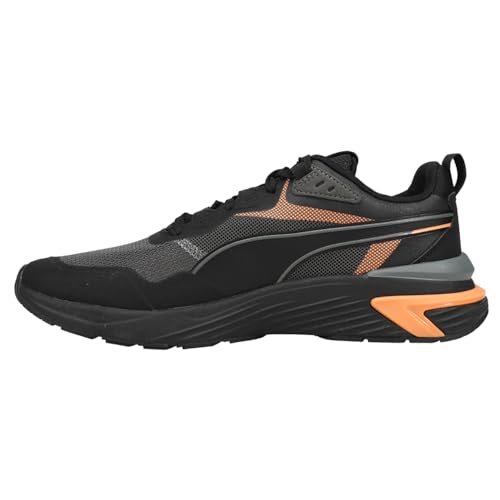 PUMA Mens Supertec Lace Up Sneakers Shoes Casual - Black, Orange3