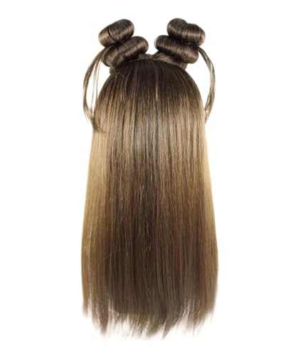 Wigs2you.com���f�B�[�X �t���E�B�b�O �c�C�����c�q�X�g���[�g ���b�h�u���E�� �O���t�� �ϔM�t�@�C�o�[ ���R�Ȏd�オ�� �R�X�v���E�A�j���E�C�x���g�p �y�� ���K - �u���E��