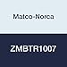 Matco-Norca ZMBTR1007 Malleable Iron Reducing Tee, 3" x 1-1/2", Black