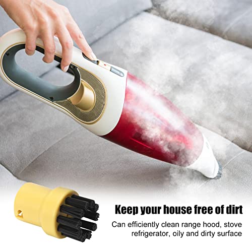 Rundbürstenset für Kärcher, Molbory 6 Stück Rundbürste Bürste für Kärcher Dampfreiniger Zubehör SC1 SC2 SC3 SC4 SC5 SC7 Fugenbürstenset, Kärcher Rundbürstenset für Kärcher Dampfreiniger