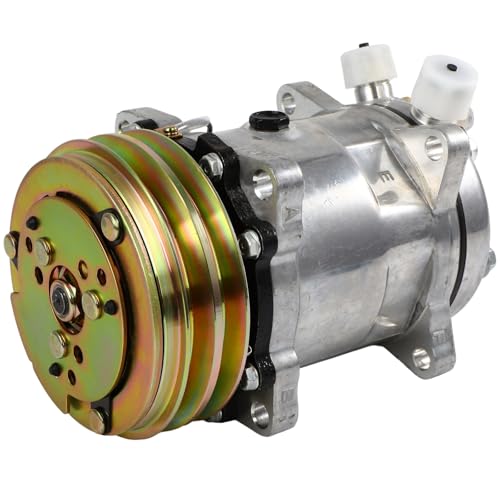 Image of ECCPP AC Compressor Direct Fit for Western Star 4900SA L6 14.8L 2011-2022 | for Western Star 4800SF L6 12.8L 2022-2023 204510,509422 Fast Cooling AC Compressor with Clutch Low Vibration Fuel Efficient
