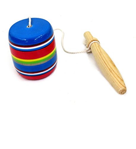 Multi-Color Wood Balero Mexican Traditional Toy Handmade New