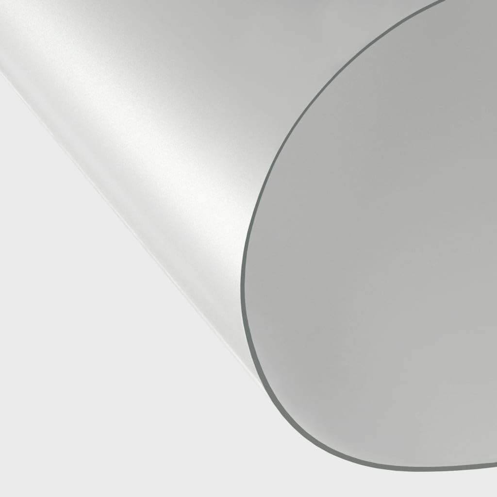 Rollo de lámina de mesa mate, 0,9 x 15 m, 1,6 mm, PVC, impermeable, resistente a los arañazos, fácil de limpiar, protección estable para muebles para comedor, oficina, terraza, fácil de cortar