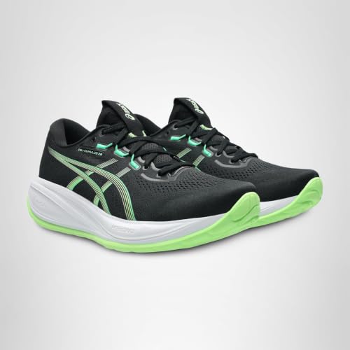 ASICS Gel-Cumulus 28 Laufschuhe Neutralschuh Herren schwarz - Black/Illuminate Green 42,5