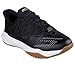Skechers Men's Viper Court Rally Pickleball Sneaker, Black/White, 13 X-Wide