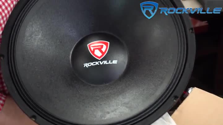 Rockville RVW1800P8 1800w 18-Inch Raw DJ Subwoofer 8 Ohm Sub