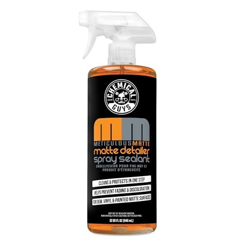 Chemical Guys Meticulous Matte Detailer and Spray Sealant for Crisp Satin & Matte Finishes (Safe for OEM Vinyl & Painted Matte Surfaces) 32 fl oz