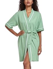 Sage Green-short Sleeve Robe
