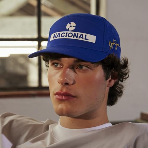 Gorra Ayrton Senna F1 Nacional Performance Azul miniatura 2