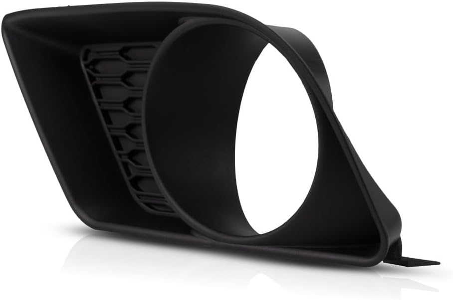 KarParts360 For Dodge Charger Fog Light Cover 2011 12 13 2014 Driver Side | Black | SE/SXT Model | DOT/SAE Compliance | CH1038133 | 68092573AA