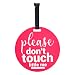 (Three Little Tots) Pink Tag - Please Don't Touch Little Me (Baby Safety No Touching Newborn, Baby Car Seat Tag, Baby Preemie No Touching Car Seat Sign)