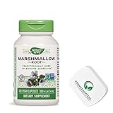 malvaviscos rellenos SIN ADITIVOS NO DESEADOS: Las cápsulas de raíz de malvavisco de Nature's Way no contienen gluten y se producen sin ingeniería genética