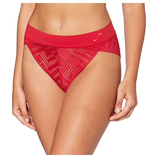 Sloggi Dam S Seven höga ben trosor, Mars-röd, L