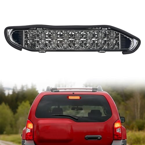 Image of Nilight Third Brake Light Tail High Mount 3rd Stop Lights Smoked Lens Compatible with Nissan Xterra 2000 2001 2002 2003 2004 Van SUV Rear Center Cab Lamp