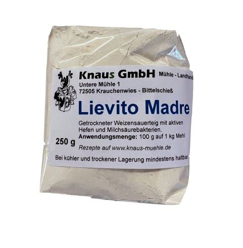 Lievito Madre getrocknet mild aromatischer Weizensauerteig mit aktiven Hefen Knaus GmbH, 250.0 gramm Cover