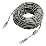 REVO America R10RJ12C 10-Feet Cable with Coupler (Gray) - Power Data Video Extension Cable for Security Cameras