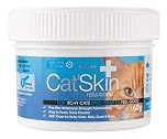 NATURAL VETCARE Cat'Skin 60g Supplement – Veterinary Strength Skin & Coat Supplement for Itchy Cats – Promotes Healthy Skin, Glossy Coat & Immune System Health