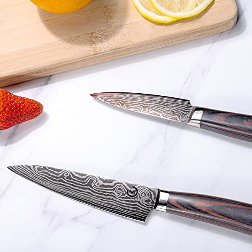 Utility Knife 5 Inch - Kitchen Utility Knife Forged From Stainless Steel 5Cr15Mov(Hrc56), Razor Sharp Paring Knife With Ergonomic Handle For Home, Multipurpose Kitchen Utility Knife #TOP6
