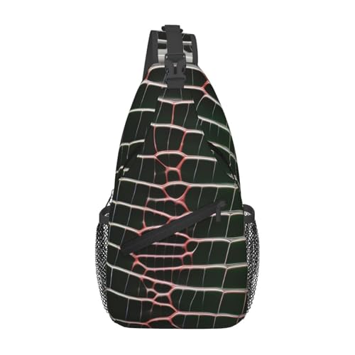 Morrales urbanos sling de poliéster negro para adulto