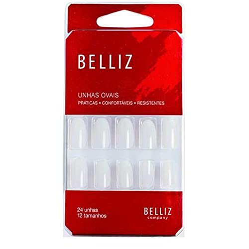 Unhas Oval, Belliz, Branco