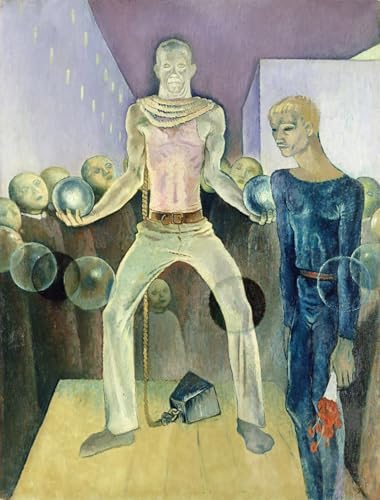 Tableaux posters impression toile haltérophilie Berlin Glyn Philpot 60x90