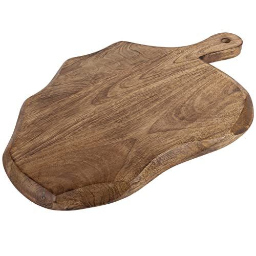 Tabla de cortar de madera con mango GoCraft 43x27 cm miniatura 1