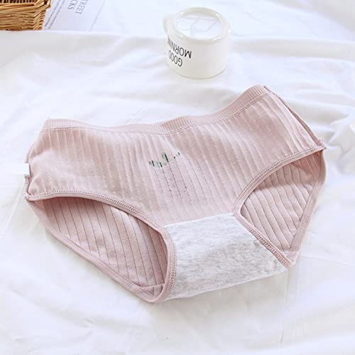 Tomori Cute Japanese Anime Panties For Women Girls Soft Cotton Underwear Low Rise Briefs Pink, Large #TOP5