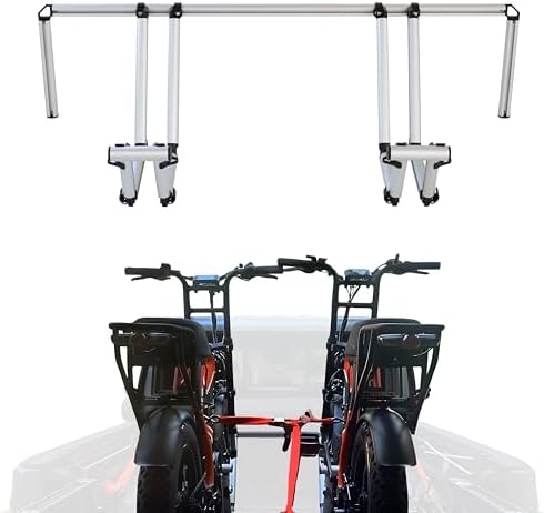 Truck Bed Bike Rack - All-Aluminum Truck Bed 2 Bike Rack Full Size Trucks - Includes 2 Fat Tire Kits - Effort-Free Installation