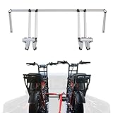 Truck Bed Bike Rack - All-Aluminum Truck Bed 2 Bike Rack Full Size Trucks - Includes 2 Fat Tire Kits - Effort-Free Installation