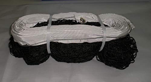 Filet de padel de polypropylene 3mm avec maille sans noeuds noir