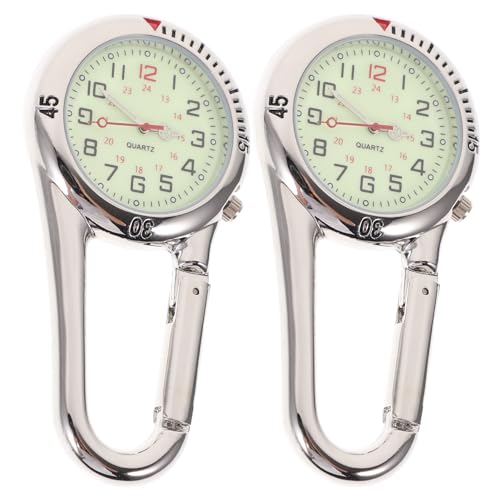 Montre à clip de sécurité et montre de poche mousqueton pour homme