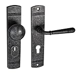 Ausführung: Knauf - Drücker mit Kernziehschutz - Türdicke / Türstärken - Überbrückung: 35 - 60 mm - WE - Ausführung für 72 mm Wohnungstür-Schlösser - Vierkantmaß: 8 / 10 mm