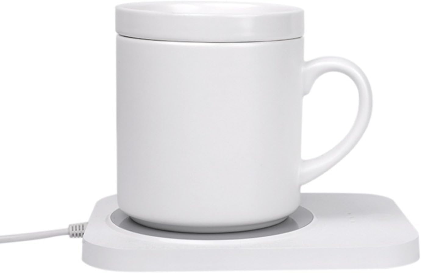 Intelligent Constant Temperature Insulated Cup, Plastic Shell, Portable Electric Heating Cup, Suitable for Office, Home and Travel, Needs to be plugged in for use