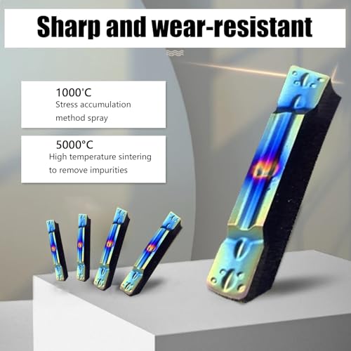 20 Puntas de Corte Nano Blue MGMN150-G (1.5mm) para Torno miniatura 2