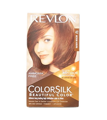 Revlon Colorsilk Beautiful Haircolor Ammonia-free Permanent Haircolor, (#42 Medium Auburn), 1 Count (Pack of 12)