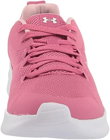 Under Armour Women's Essential Sneaker, (604) Pace Pink/White/White, 6.5 | Image 1