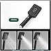 Thermostatic Shower System，Digital Display Bathroom Black Faucet， Mixer Tap Bathtub 3-way Rain Shower Set Rainfall Shower(Set)
