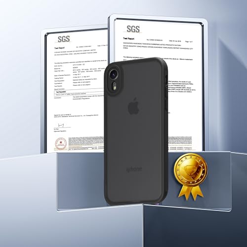 Image of iPhone xr Case,Translucent Matte(Black)