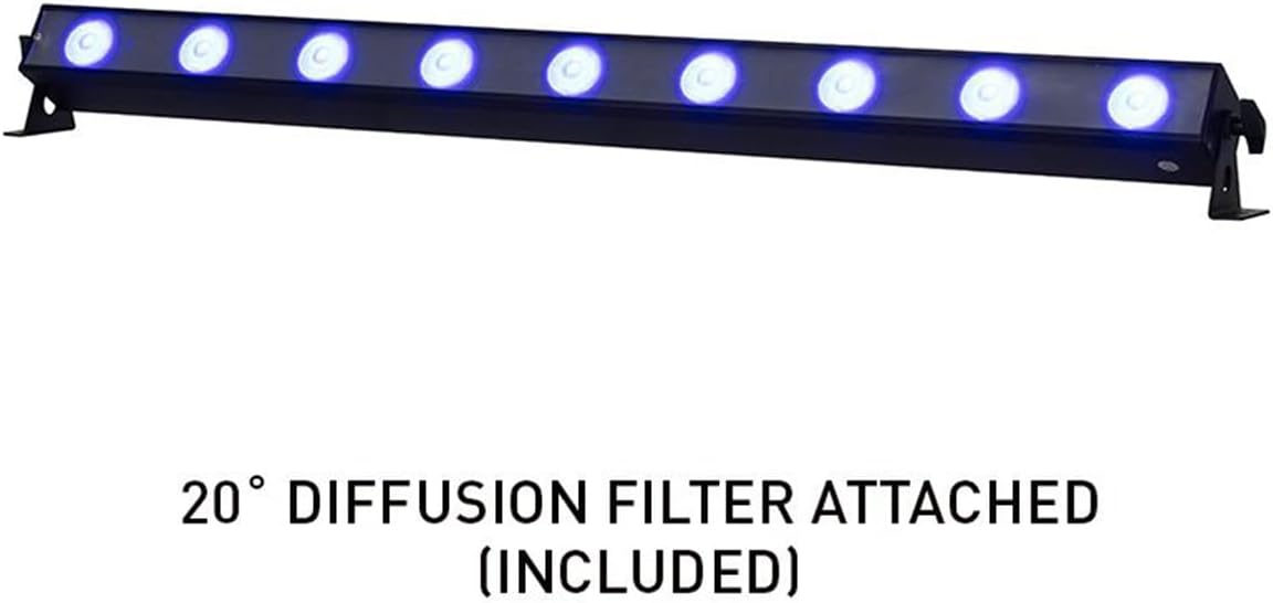 UBL9H light bar emitting blue light