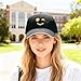 VixuLtc Smile Face Embroidered Baseball Cap, Cotton Adjustable Hat, Daily Fashion Outfits