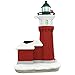 Hallmark Keepsake 2017 Santa and Polar Bear Holiday Lighthouse Dated Christmas Ornament with Light