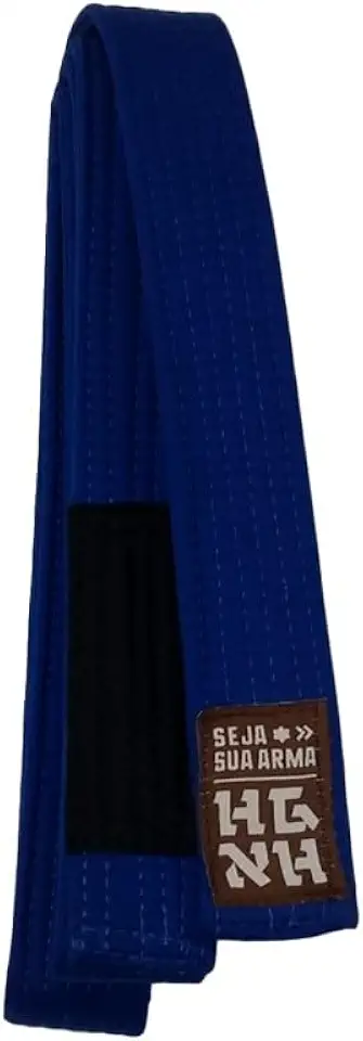 Faixa Azul Royal Básica Com Ponta Preta, Haganah, Adulto, A3
