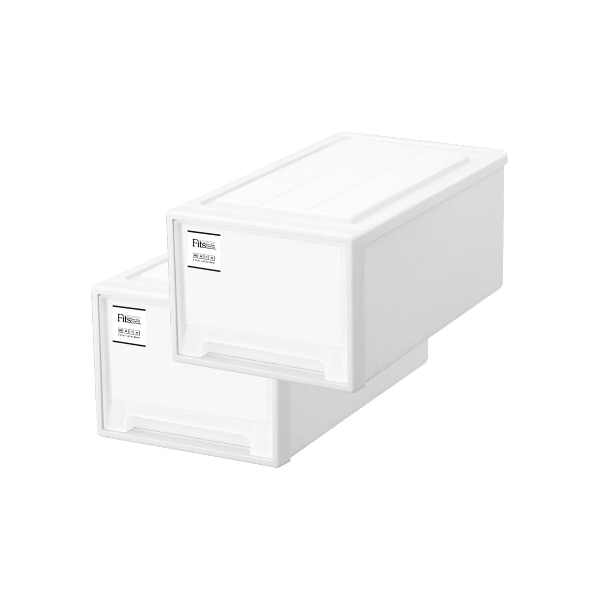 Tianma Storage Case for Durability Made in Japan Fits Case M-30 Anti-sagging Garment Case, Convenient to Increase 1 Drawer (Color White) [Width 11.8 x Depth 20.9 x Height 9.1 inches (30 x 53 x 23 cm)]