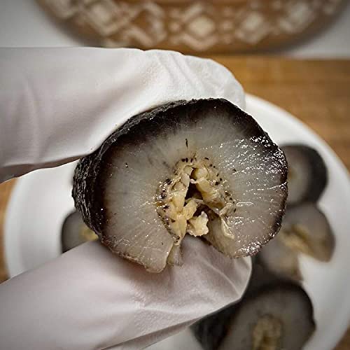 Dol Sun Dried Wild Caught Sea Cucumber,Black Pin Small-All Natural Nutritious 天然淡乾冰川小黑米海參 (Small 1Lb/Bag) #TOP3