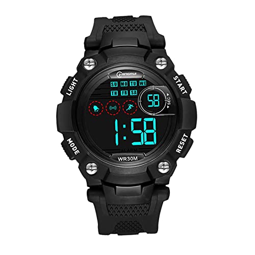 TISHITA Montre électronique étanche à 30 m Cover