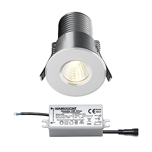 LED Einbaustrahler Citizen | Einbauleuchten / Deckenstrahler / Einbauspots / Einbaulampen / Deckenspots / Deckeneinbauleuchten | 7W / Dimmbar/ 230V / IP65 / Warmweiß Cover